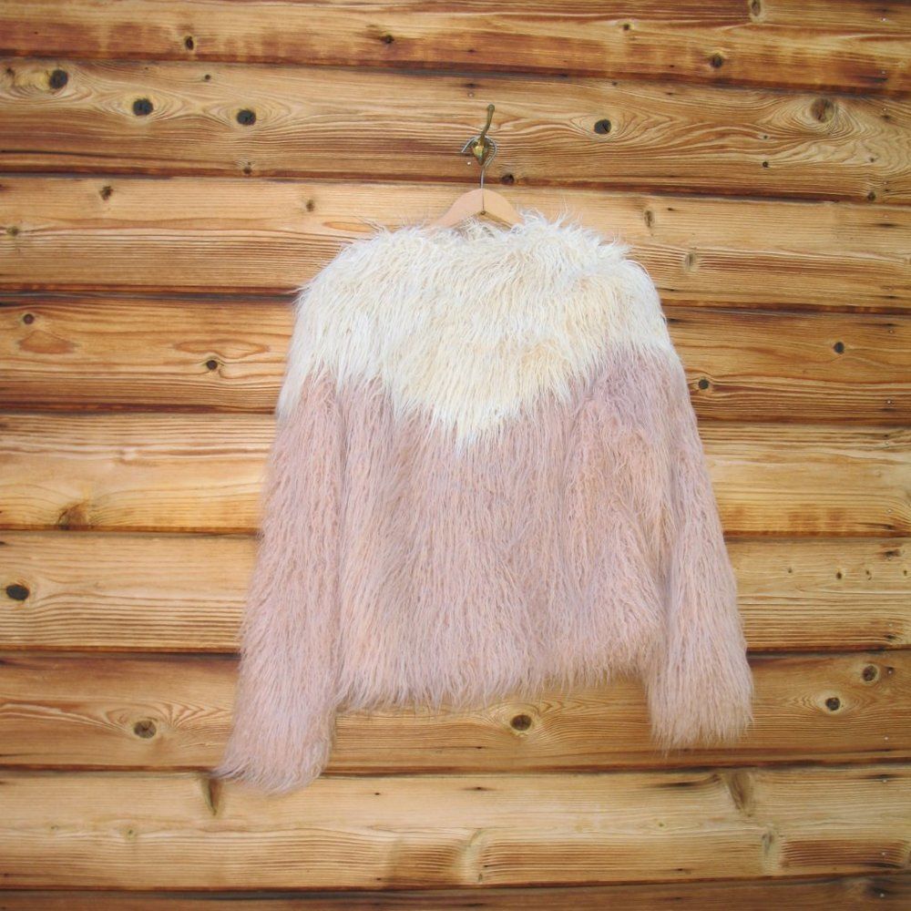 Donna Salyer Fabulous Furs Faux Mongolian Lamb Jacket - Picture 8 of 14